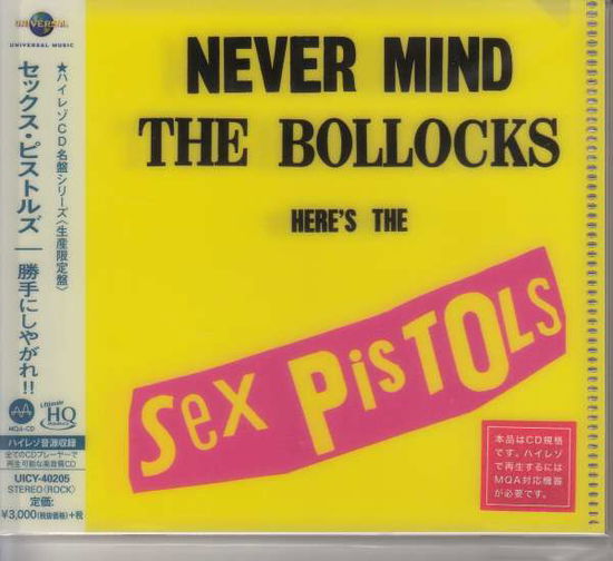 Never Mind the Bollocks - Sex Pistols - Musik - Universal Japan - 4988031277492 - 29. juni 2018