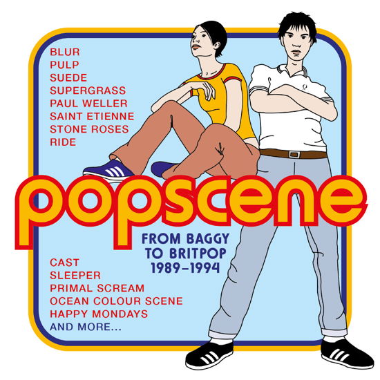 Popscene: From Baggy To Britpop 1989-1994 · Popscene: from Baggy to Britpop 1989-1994 (4cd Clamshell Box) (CD) (2024)