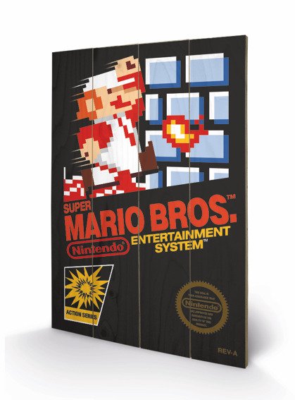 Cover for Nintendo · NINTENDO - Printing on wood 40X59 - Super Mario Br (MERCH) (2019)