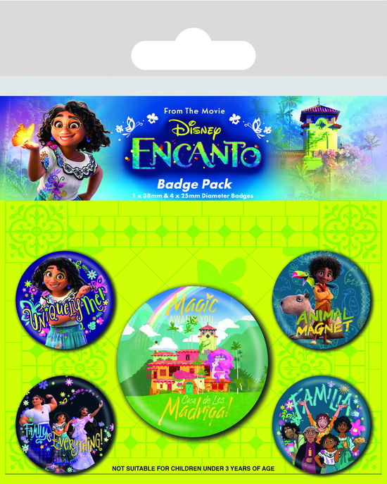 Cover for Disney: Pyramid · Disney: Pyramid - Encanto Badge Pack (Legetøj)