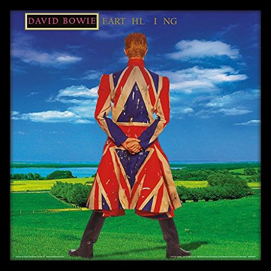 David Bowie: Earthling -12" Album Cover Framed Print- (Cornice Lp) -  - Merchandise -  - 5051265904492 - 