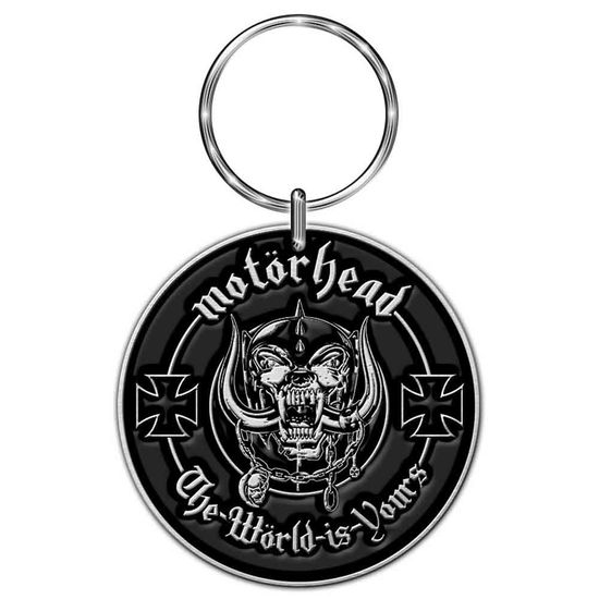 Motorhead Keychain: The World Is Yours (Enamel In-Fill) - Motörhead - Gadżety - PHM - 5055339726492 - 28 października 2019