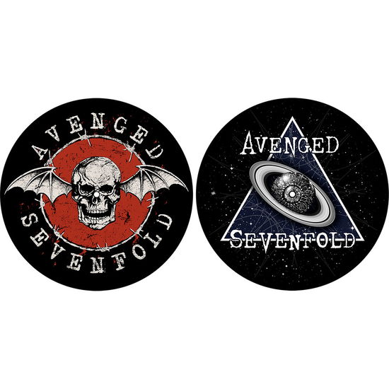 Avenged Sevenfold Turntable Slipmat Set: Skull / Space - Avenged Sevenfold - Audio & HiFi -  - 5055339797492 - 