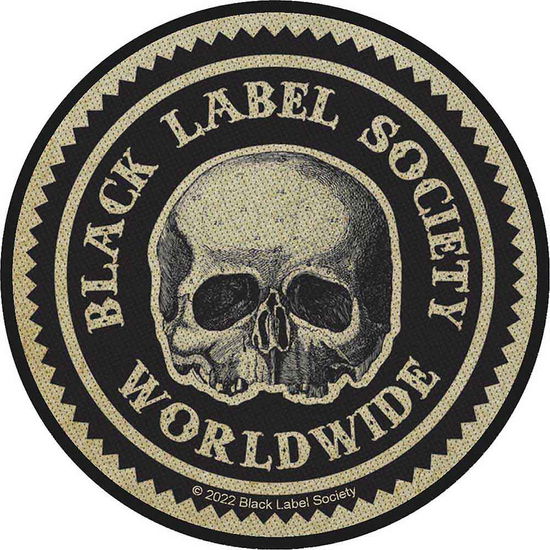 Black Label Society Standard Woven Patch: Worldwide - Black Label Society - Gadżety -  - 5056365717492 - 