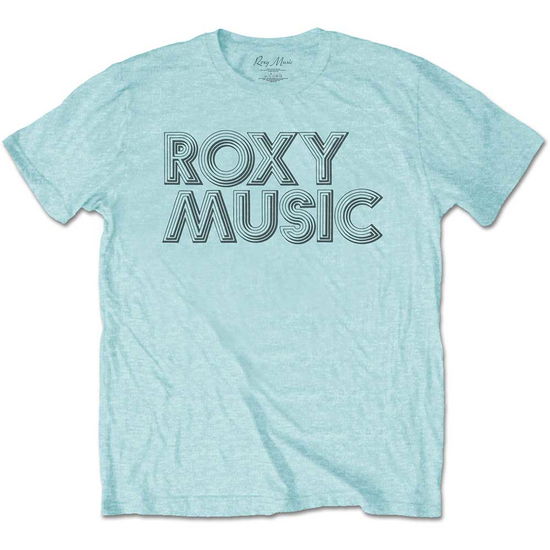 Roxy Music Unisex T-Shirt: Disco Logo - Roxy Music - Mercancía -  - 5056561021492 - 