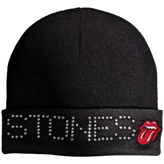The Rolling Stones Unisex Beanie Hat: Stones Embellished - The Rolling Stones - Merchandise -  - 5056561076492 - 