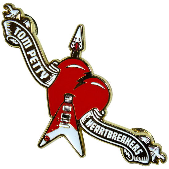 Cover for Tom Petty &amp; The Heartbreakers · Tom Petty &amp; The Heartbreakers Pin Badge: Heart Logo (Badge) (2025)