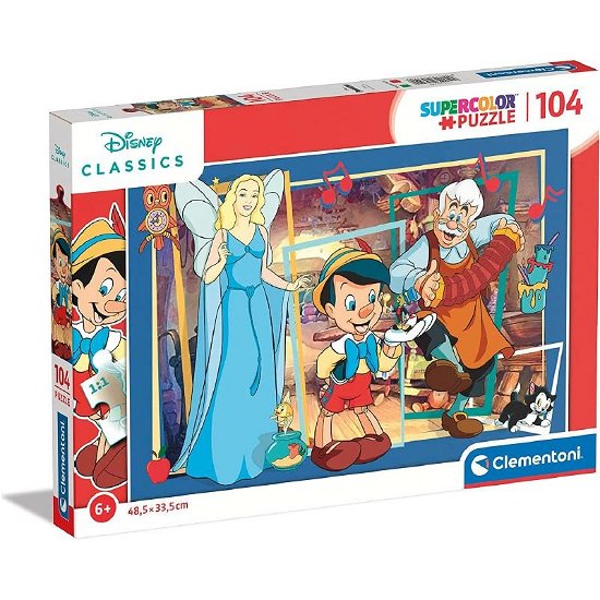 Cover for Clementoni · Puslespil Pinocchio, Super, 104 brikker (Jigsaw Puzzle) (2023)