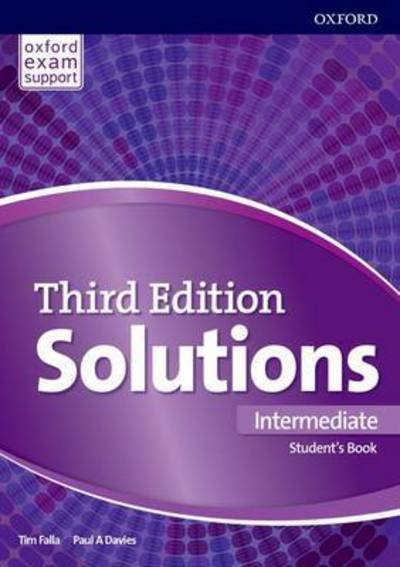 Cover for Paul Davies · Solutions: Intermediate: Student's Book: Leading the way to success - Solutions (Paperback Bog) [3 Revised edition] (2016)