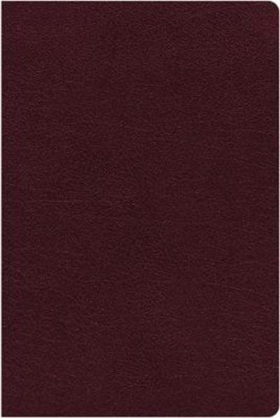 Cover for Zondervan · NIV, Reference Bible, Giant Print, Bonded Leather, Burgundy, Red Letter Edition, Indexed, Comfort Print (Leather Book) (2018)