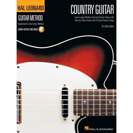 Hal Leonard Country Guitar Method: Learn to Play Rhythm and Lead Country Guitar with Step-by-Step Lessons and 23 Great Country Songs - Greg Koch - Bøger - Hal Leonard Corporation - 9780634039492 - 1. oktober 2004