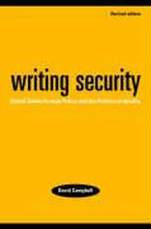 Cover for David Campbell · Writing Security: United States Foreign Policy and the Politics of Identity (Taschenbuch) (1998)