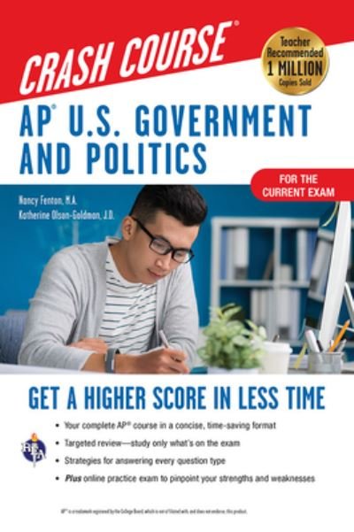 Cover for MS Nancy Fenton · Ap (r) U.S. Government &amp; Politics Crash Course, Book + Online (Paperback Book) (2019)