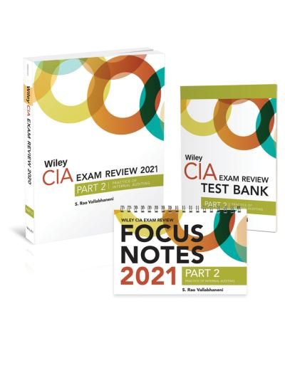 Cover for S. Rao Vallabhaneni · Wiley CIA Exam Review 2021 + Test Bank + Focus Notes: Part 2, Practice of Internal Auditing Set (Paperback Bog) (2021)