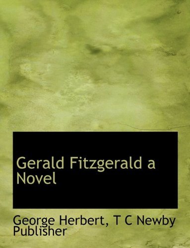 Cover for George Herbert · Gerald Fitzgerald a Novel (Paperback Book) (2010)