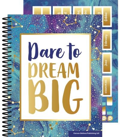 Dare to Dream Big Galaxy Teacher Planner - Carson-Dellosa Publishing - Bøger - Carson-Dellosa Publishing, LLC - 9781483852492 - 12. januar 2019