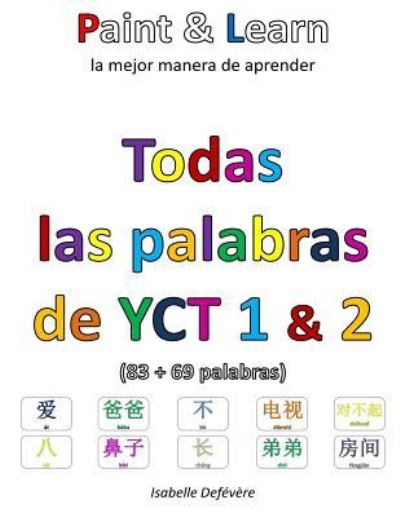 Cover for Isabelle Defévère · Todas las palabras de YCT 1 &amp; 2 (Paperback Book) (2017)