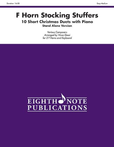 Cover for Vince Gassi · Stocking Stuffers (Stand Alone Version): 10 Short Christmas Duets with Piano (Part (S)) (Eighth Note Publications) (Paperback Book) (2010)