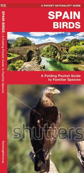 Cover for Kavanagh, James, Waterford Press · Spain Birds: A Folding Pocket Guide to Familiar Species - Wildlife and Nature Identification (Pamphlet) (2020)