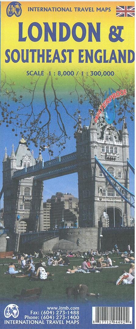 Cover for ITM Publications · International Travel Maps: London and Southeast England (Inbunden Bok) (2018)