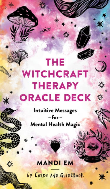 Cover for Mandi Em · Witchcraft Therapy Oracle Flash Cards (Deck): Intuitive Messages for Mental Health Magic (Flashcards) (2025)