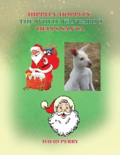 Cover for David F R Perry · Hippity Hoppity The White Kangaroo Helps Santa (Paperback Book) (2019)