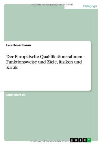 Cover for Rosenbaum · Der Europäische Qualifikation (Book) [German edition] (2012)