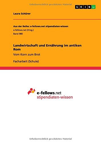 Cover for Laura Schurer · Landwirtschaft Und Ernahrung Im Antiken Rom (Paperback Book) [German edition] (2014)