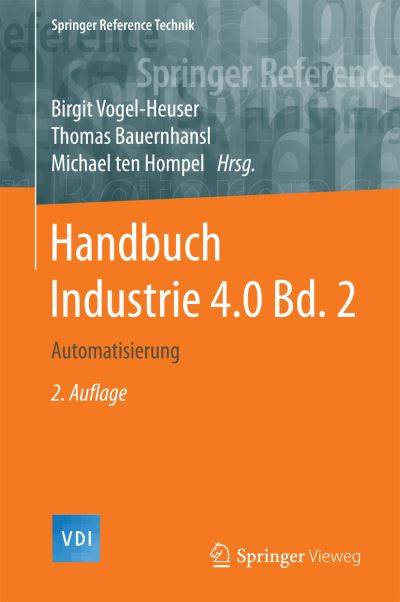 Cover for Birgit Vogel-Heuser · Handbuch Industrie 4.0 Bd.2 (Book) (2017)