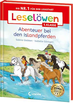 Cover for Sabine Giebken · Leselöwen 1. Klasse - Abenteuer bei den Islandpferden (Book) (2024)