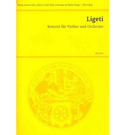 Concerto - Gy Rgy Ligeti - Boeken - SCHOTT & CO - 9783795797492 - 1 juli 2002