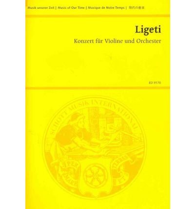 Cover for Gy Rgy Ligeti · Concerto (Paperback Book) (2002)