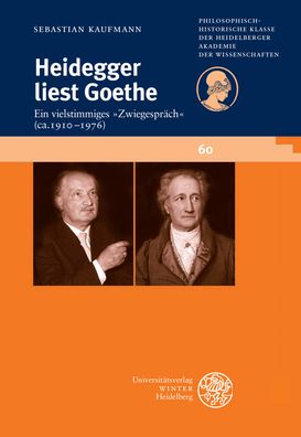 Cover for Kaufmann · Heidegger liest Goethe (Book) (2019)