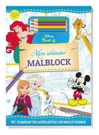 Cover for Panini Verlags GmbH · Disney Best of: Mein schönster Malblock (Pocketbok) (2021)