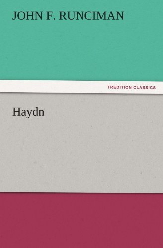 Cover for John F. Runciman · Haydn (Tredition Classics) (Paperback Book) (2011)