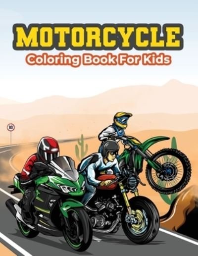 Cover for Kpublishing · Motorcycle Coloring Book for Kids (Pocketbok) (2021)
