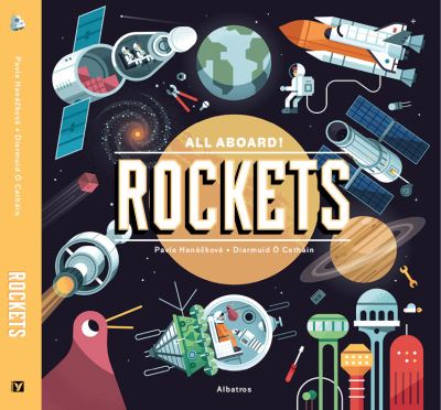 Cover for Pavla Hanackova · Rockets - All Aboard! (Board book) (2022)