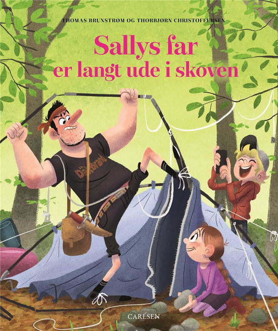 Cover for Thomas Brunstrøm · Sallys far: Sallys far er langt ude i skoven (Bound Book) [1er édition] (2019)