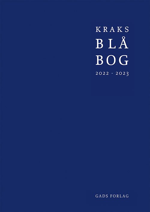 Kraks Blå Bog 2022-2023 -  - Libros - Gads Forlag - 9788712069492 - 14 de julio de 2022