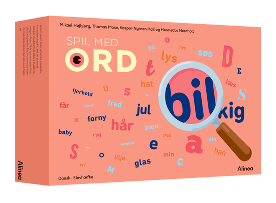 Cover for Mikael Højbjerg; Thomas Mose; Ordblindetræning; Henriette Curreaux Neerholt · Ord: Spil med Ord (Book) [1st edition] (2023)