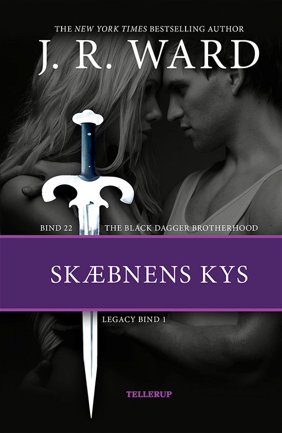 Cover for J. R. Ward · The Black Dagger Brotherhood, 22: The Black Dagger Brotherhood #22: Skæbnens kys, Legacy #1 (Hardcover Book) [1. Painos] (2020)
