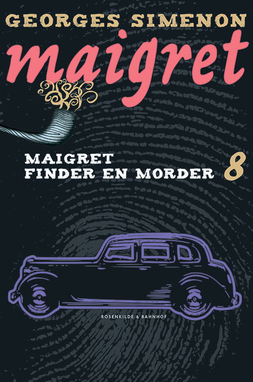 Cover for Georges Simenon · En Maigret-krimi bind 8: Maigret 8 Maigret finder en morder (Sewn Spine Book) [1. Painos] (2014)