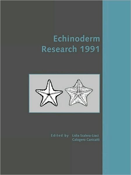 Cover for L. Scalera-Liaci · Echinoderm Research 1991 (Hardcover Book) (1992)