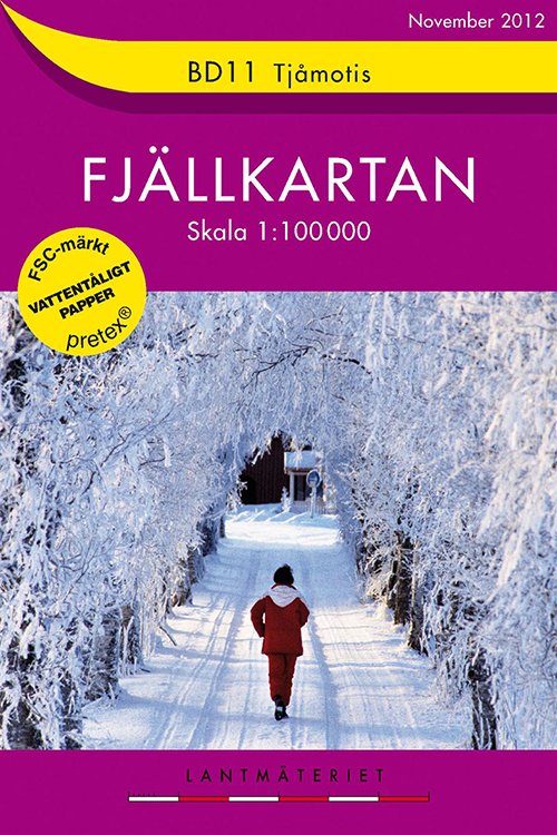 Fjällkartan BD: Tjåtmotis - Fjällkartan - Livres - Lantmäteriet - 9789158895492 - 13 décembre 2012
