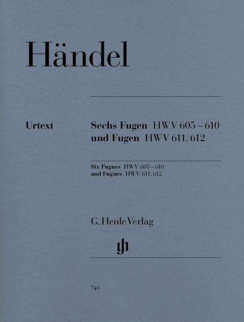 Cover for Handel · Sechs Fugen.605-610,611,.HN749 (Bok)