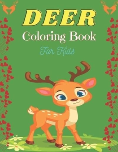Cover for Drowsa Publications · DEER Coloring Book For Kids (Pocketbok) (2020)