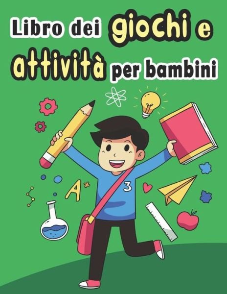 Cover for Bk Enigmistica Bambini · Libro dei giochi e attivita per bambini (Paperback Bog) (2020)