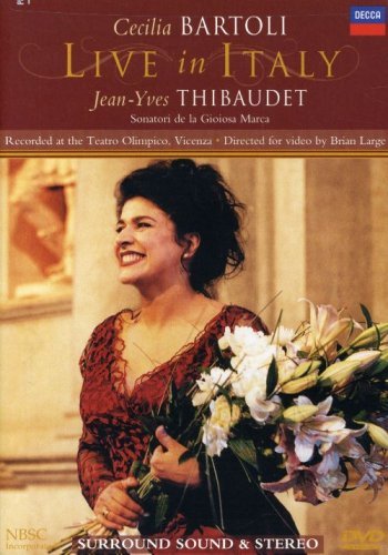 Cover for Bartoli Cecilia / Thibaudet Je · Live in Italy (DVD) (2002)