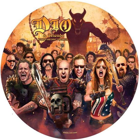 Cover for Ronnie James Dio · Dio And Friends For Cancer (LP) [Picture Disc edition] (2014)