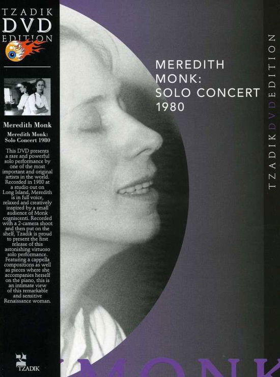 Solo Concert 1980 - Meredith Monk - Elokuva - TZADIK - 0702397301493 - torstai 20. helmikuuta 2014